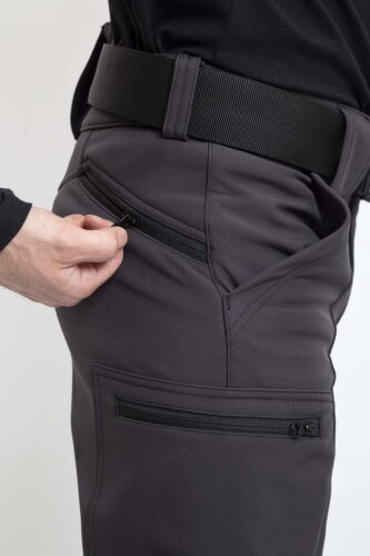 Outdoor Softshell Erkek Pantolon Polarlı Su Geçirmez Kayak SHELLHT12 - 32